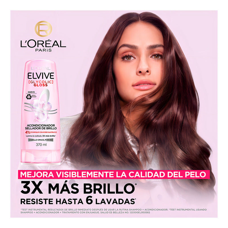 Acondicionador Elvive Loreal Gloss 370ml