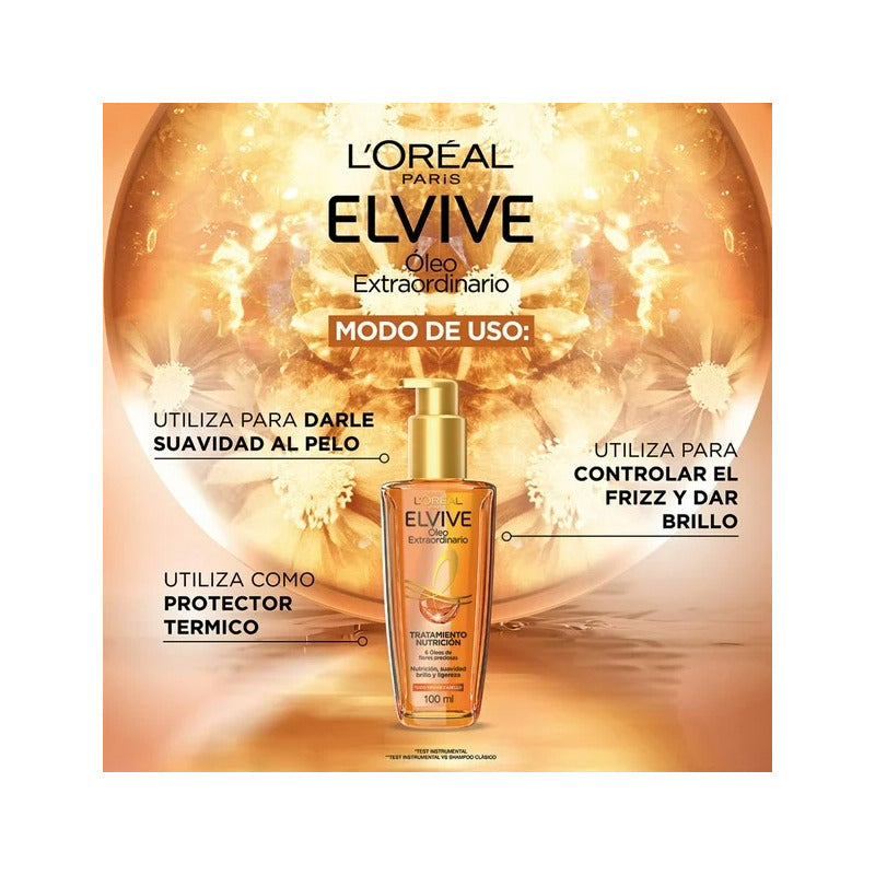Loreal Elvive Oleo Extraordinario Tratamiento Nutricion 2pz
