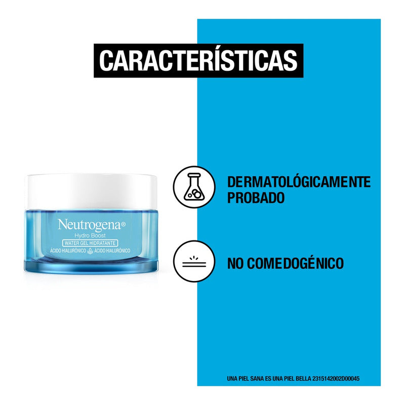 Neutrogena Hydro Boost Gel Hidratante Facial 50 G Ácido Hialurónico Todo Tipo De Piel