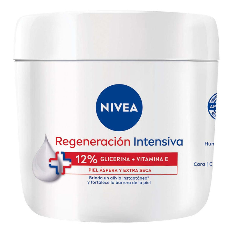 Nivea Crema Corporal Regeneración Intensiva, Sin Fragancia, 400 Ml
