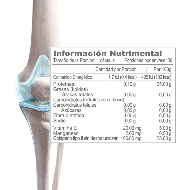 Colágeno Tipo 2 Premium. Sin Desnaturalizar 30 Cápsulas Olnatura Just Natural