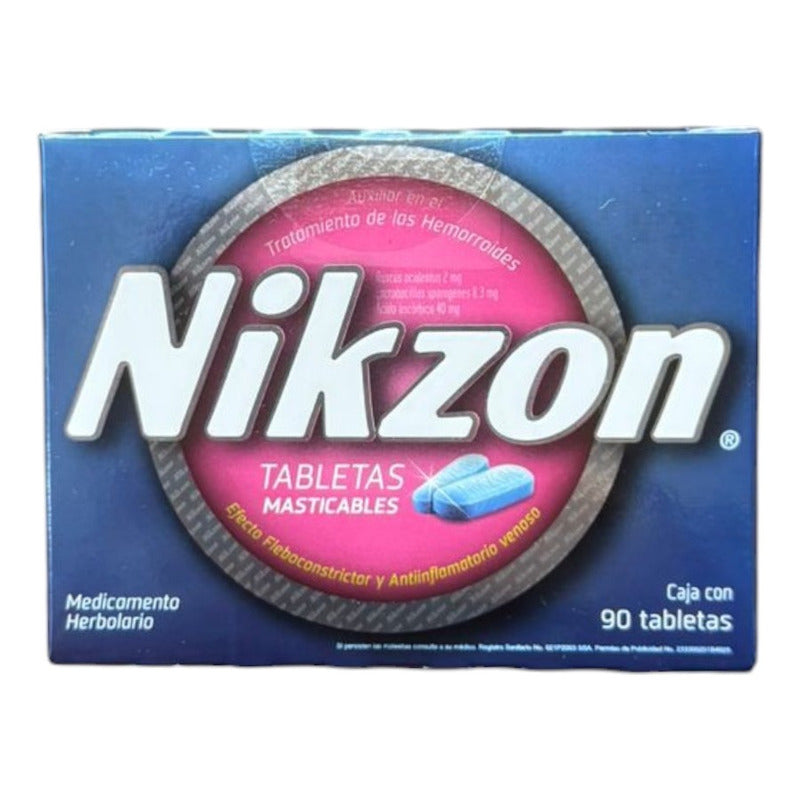 Nikzon Tableta 20/8,3/40 Mg, 90 Tabletas