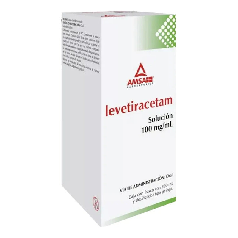 Levetiracetam Solución, Caja Con Frasco Con 300ml