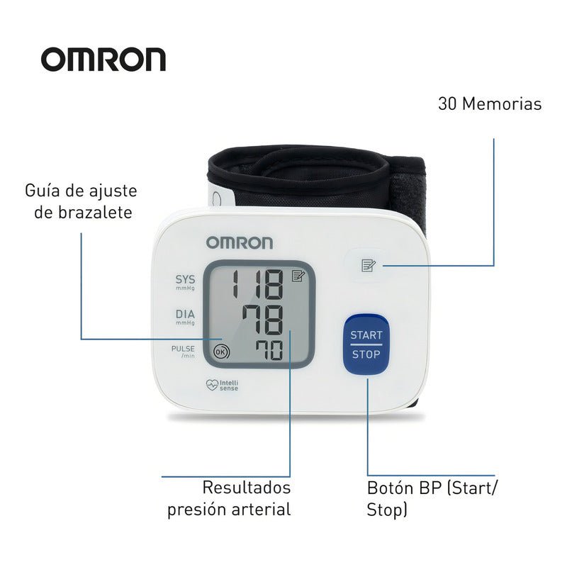 Omron Baumanometro Digital De Muñeca 6160 E Sku-hem-6160-e