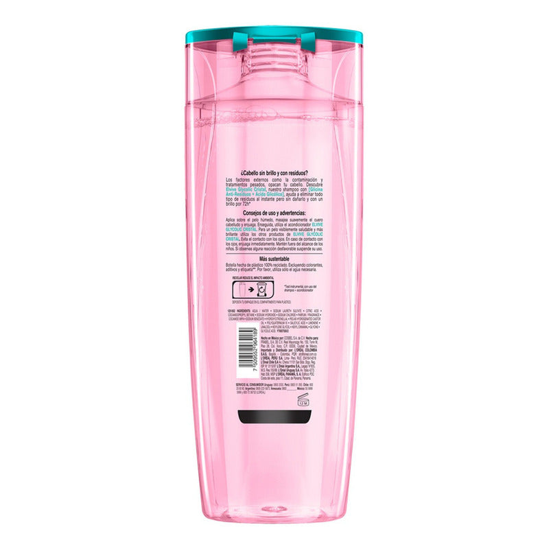 Shampoo Elvive Glycolic Crystal 370ml 2025