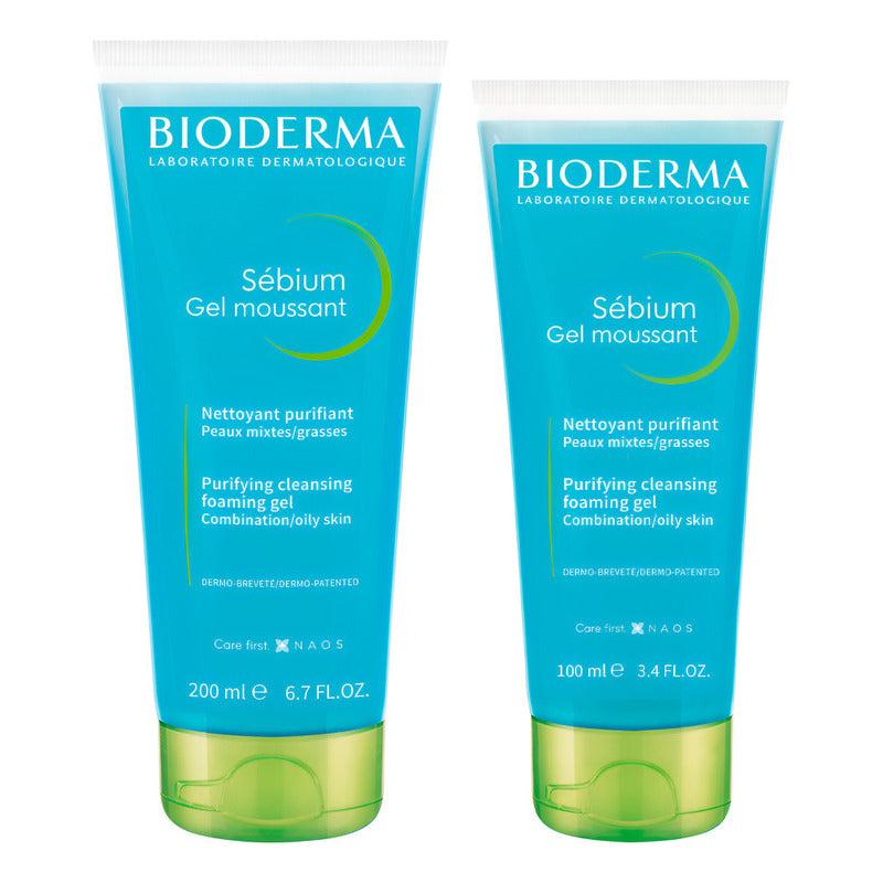 Kit Bioderma Limpieza Profunda Para Piel Grasa 2 Piezas