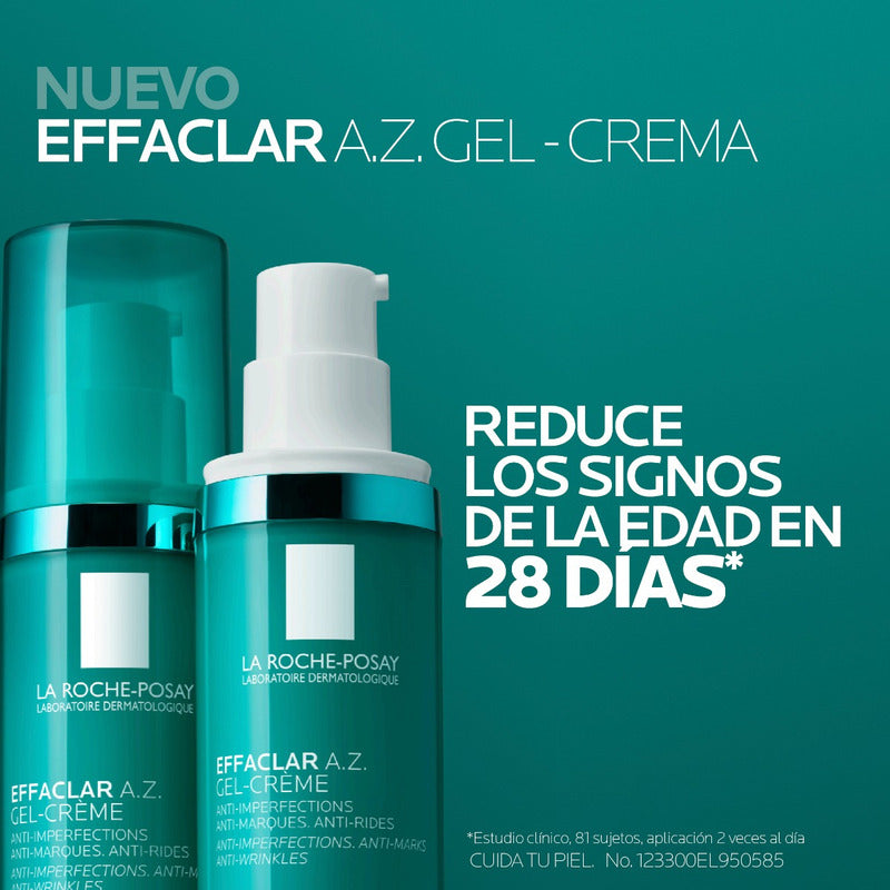 Effaclar Az Gel-crema Para Piel Adulta Con Tendencia Acneica
