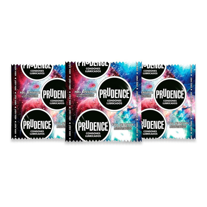 Condones De Látex Prudence Premium Full Sensitive 3 Condones