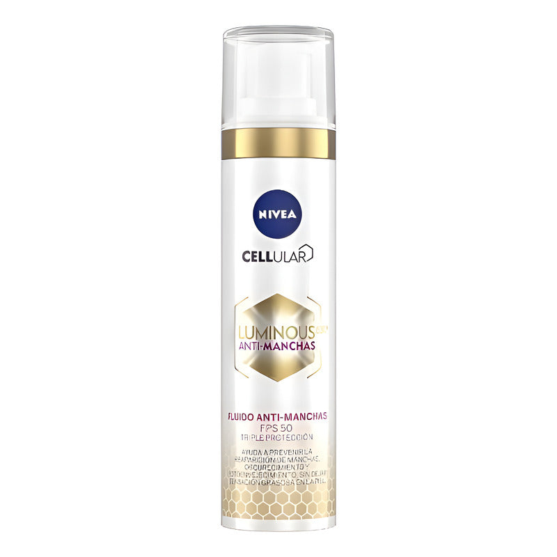 Nivea Cellular Luminous Antimanchas Fluido Fps 50 40ml Todo Tipo De Piel