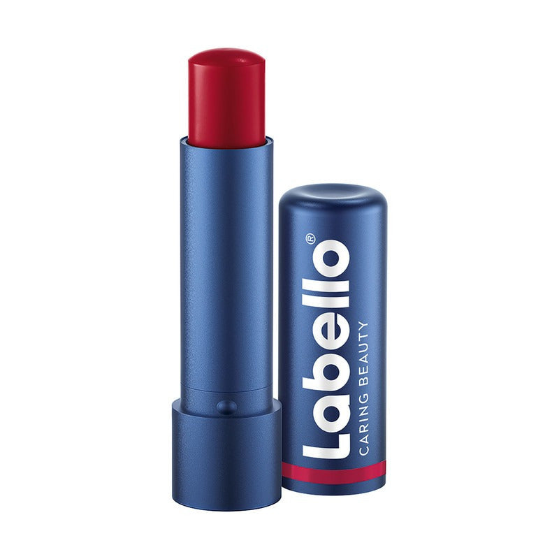 Bálsamo Labial Labello Caring Beauty Color Red 4.8g
