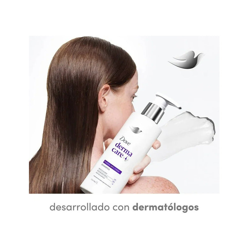 Dove Shampoo Dermacare Fuerza Anti-caida 1l