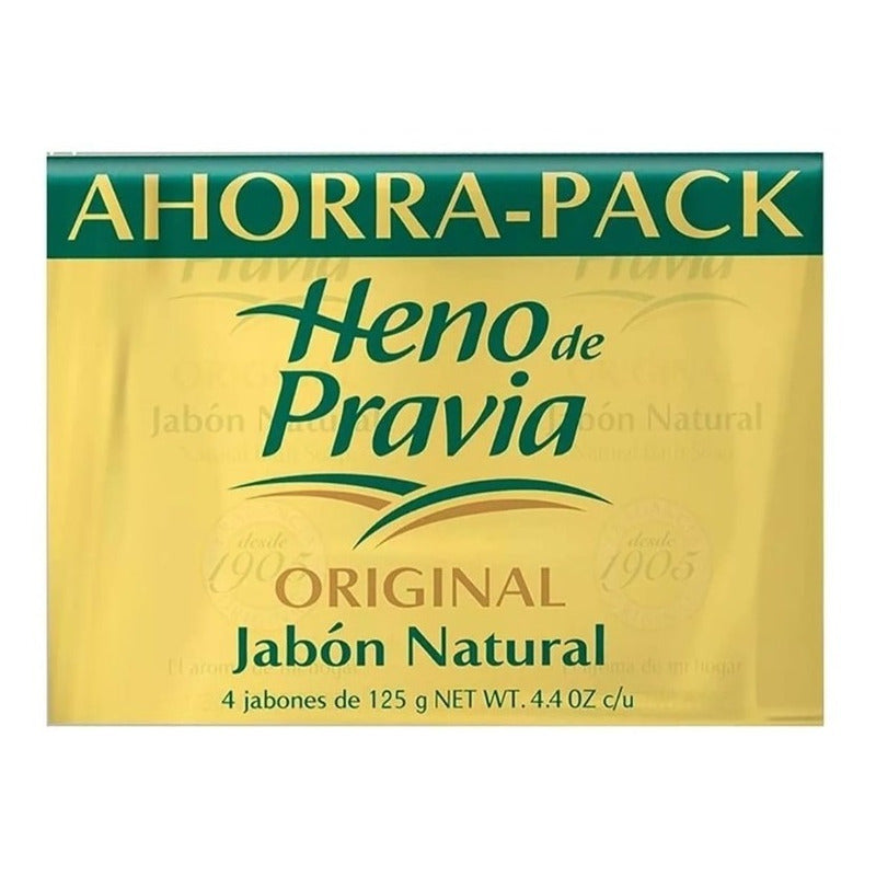 Jabón Tocador Heno De Pravia 4 Piezas 125g Cu