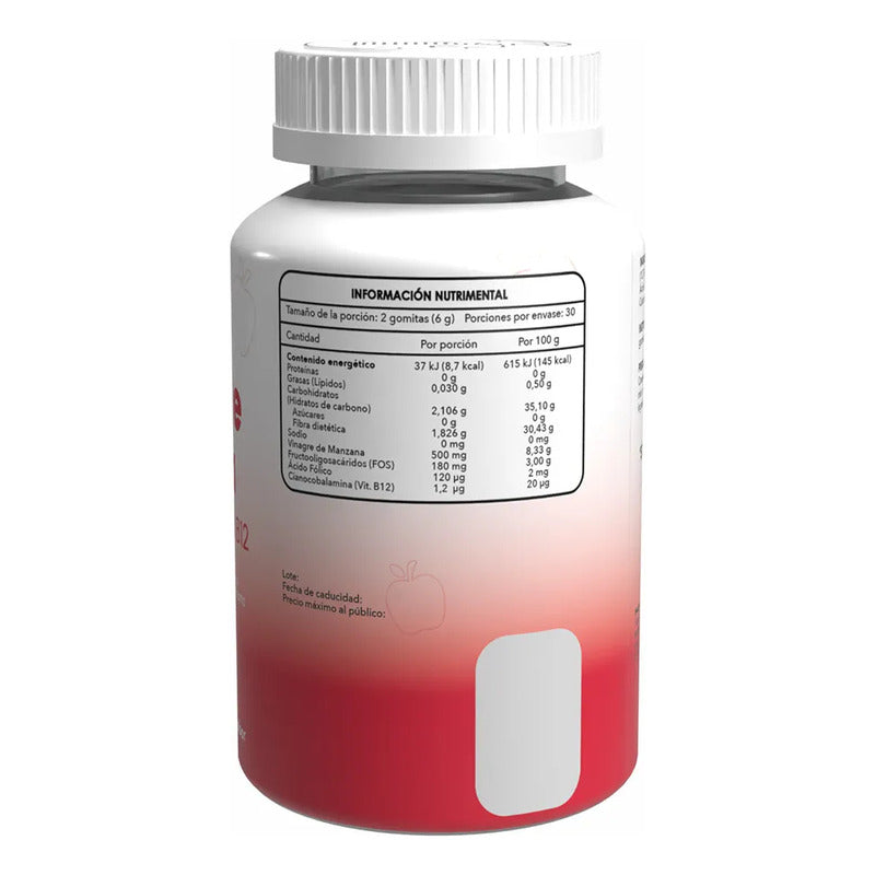 Gomix 60 Gomitas Con Vinagre De Manzana - Manzana