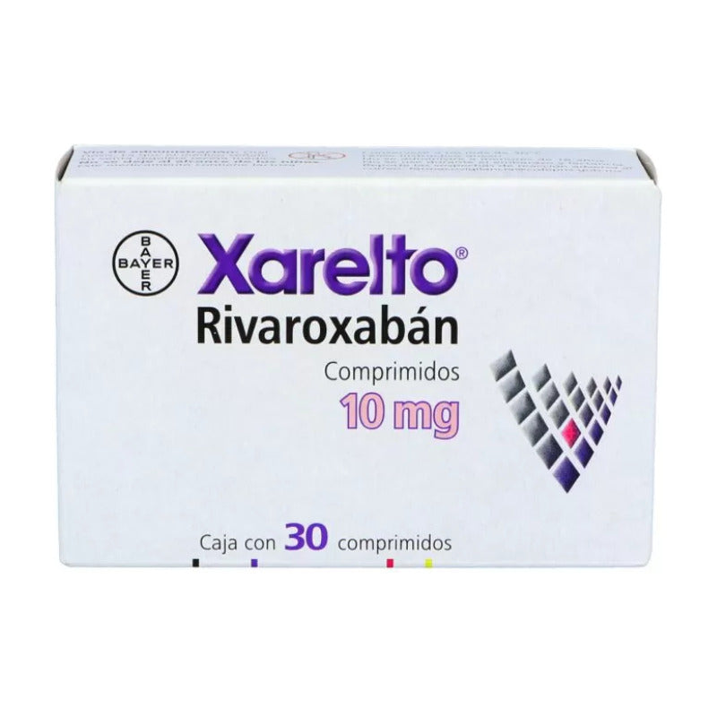 Xarelto Rivaroxabán 10mg Caja Con 30 Comprimidos