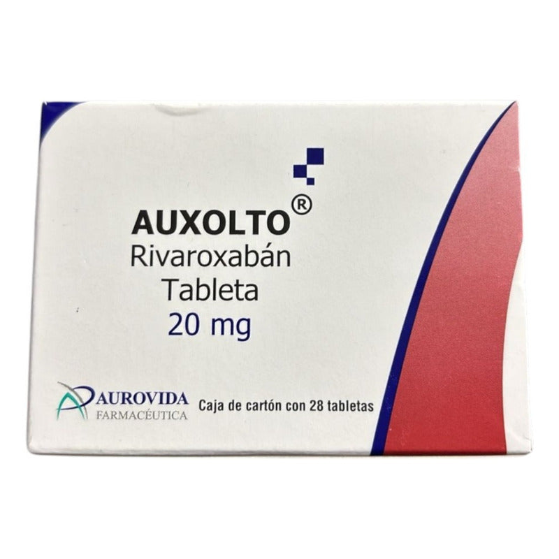 Auxolto Rivaroxaban 20mg 28 Tabletas