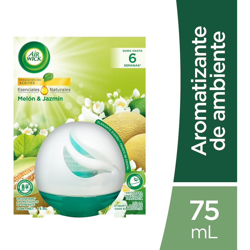 Air Wick® Aromatizante Decosphere Aroma Melón Y Jazmín 75ml