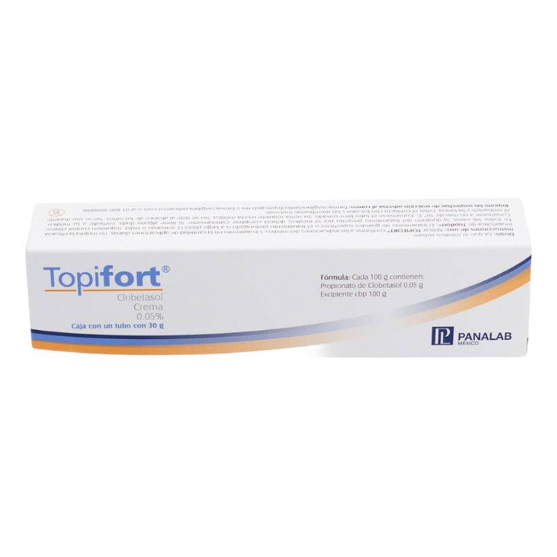 Topifort Clobetasol Crema 0.05% Tubo Con 30g