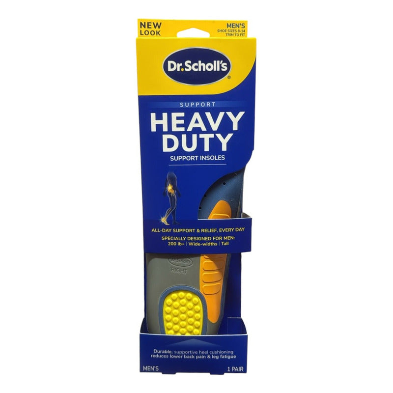 Plantillas Dr. Scholl's Soprte Pesado Alivio Dolor Lumbar Tamaño De La Plantilla 8-14