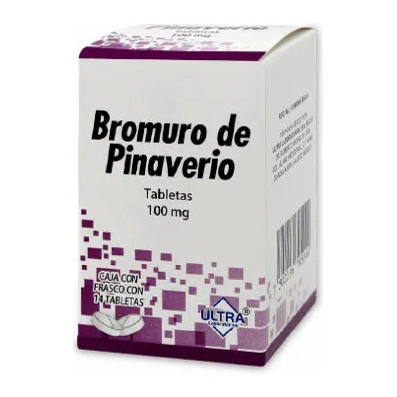 Bromuro De Pinaverio 100mg Ultra 14 Tabletas