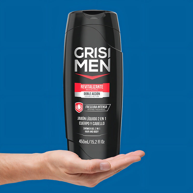Gel De Ducha Grisi Men Revitalizante 450ml