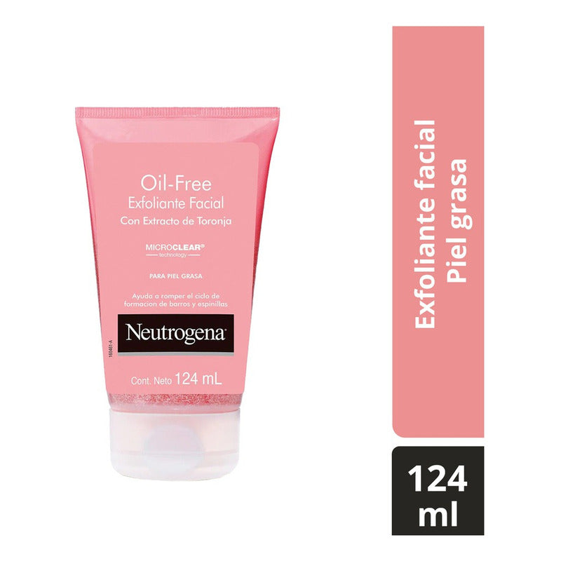 Exfoliante Facial Neutrogena Oil Free Toronja 124 Ml