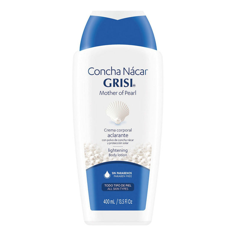 Crema Corporal Líquida Grisi Concha Nácar 400ml