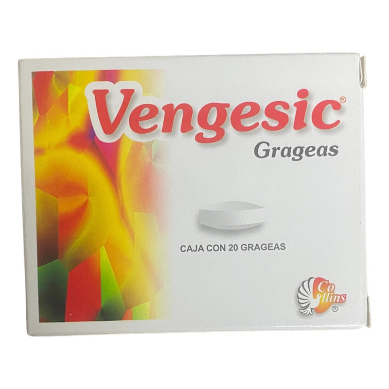 Vengesic 20 Grageas 200/100/0.5mg