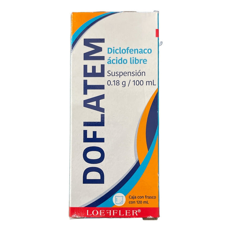 Doflatem Diclofenaco Ácido Libre Suspensión Frasco Con 120ml