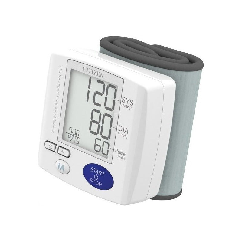 Monitor De Presión Arterial Digital De Muñeca Automático Citizen Ch-617 Blanco