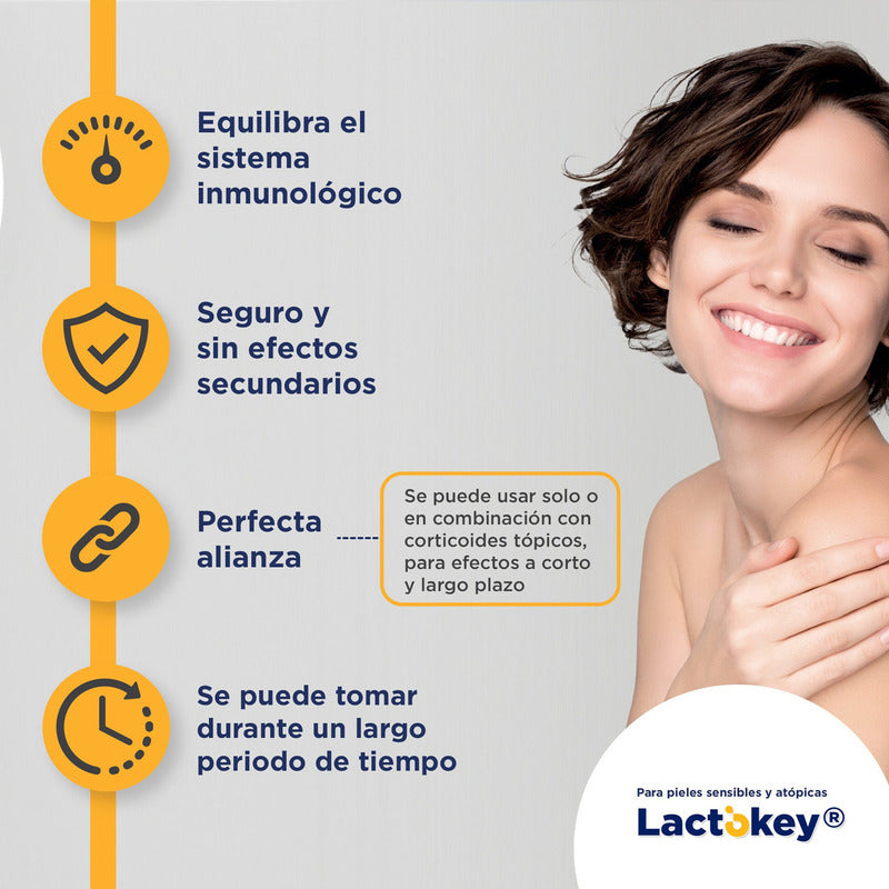 Lactokey Suplemento Zinc Y Probióticos Caja 30 Sobres De 2g