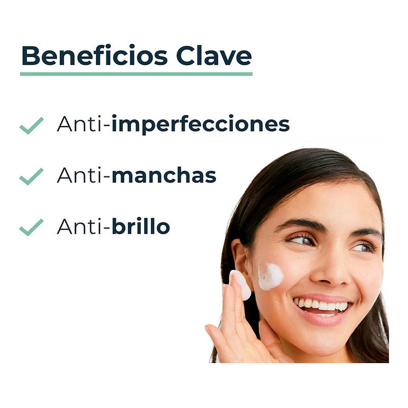 Eucerin Dermopure Gel Limpiador Facial Concentrado Piel Grasa Día/noche 400ml