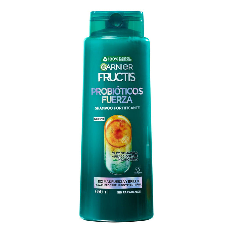 Shampoo Garnier Fructis Probióticos Fuerza 650ml
