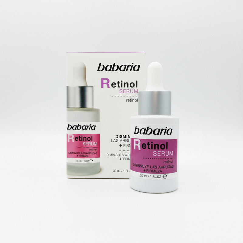 Babaria Sérum Facial Retinol Vegano Antiarrugas, Apto Para Todo Tipo De Piel, 30ml