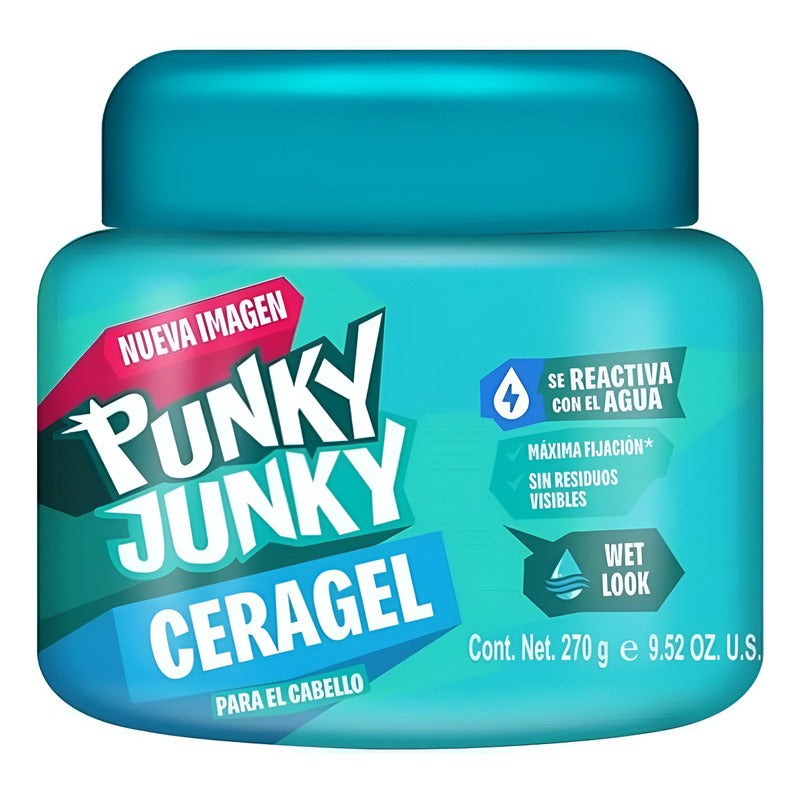 Punky Junky Cera Gel Wax Aspecto Húmedo Tarro 270gr