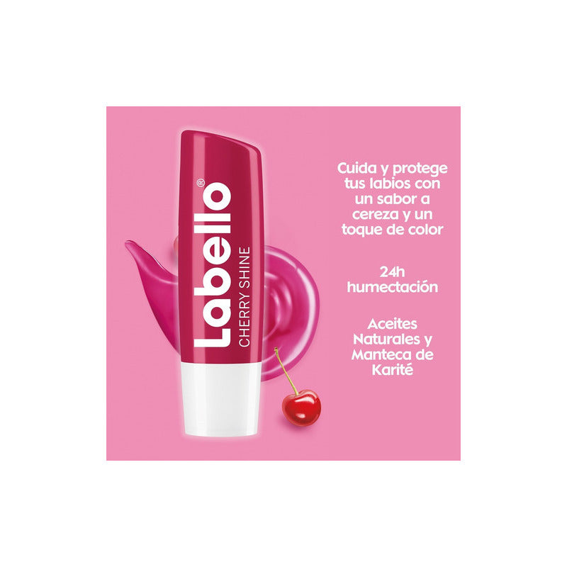 Labello Bálsamo Labial Cereza 4.8g Libre De Parabenos