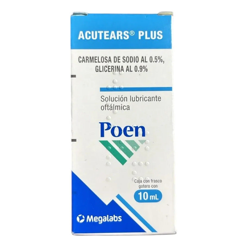 Acutears Plus Solución Oftálmica 0.5%, 1 Frasco Gotero 10ml