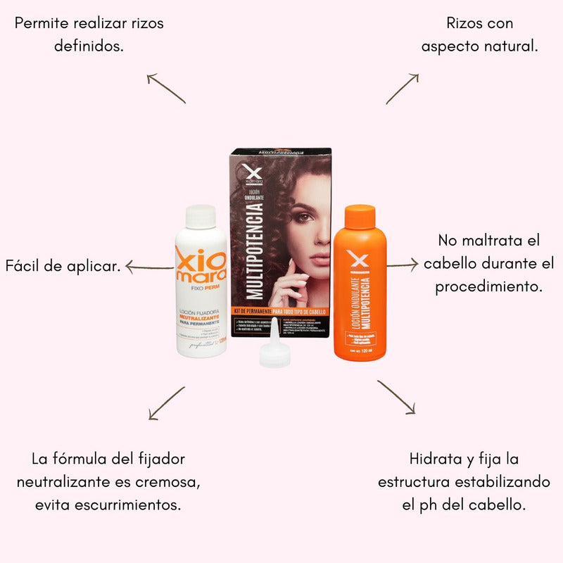 Xiomara Kit Permanente Locion Ondulante Multipotencia