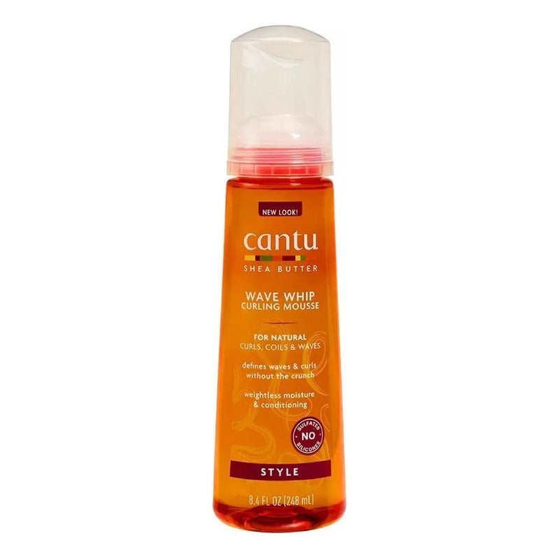 Cantu Wave Whip Curling Mousse Espuma 248ml Rizos Rulos