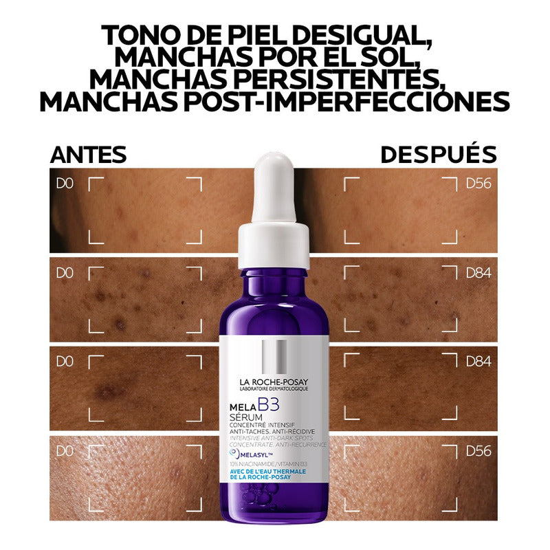 Sérum Concentrado Mela B3 La Roche-posay Antimanchas 30ml Todo Tipo De Piel Día/noche