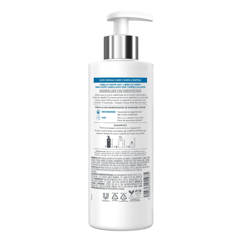 Shampoo Derma Care Caspa Control 400ml Dove