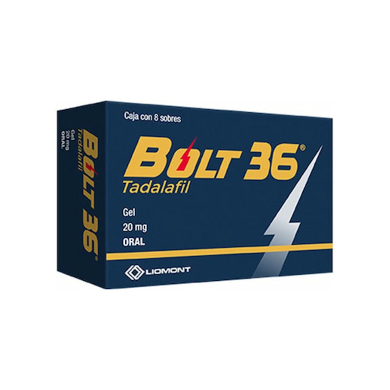 Bolt 36 Gel 20 Mg, 8 Sobres