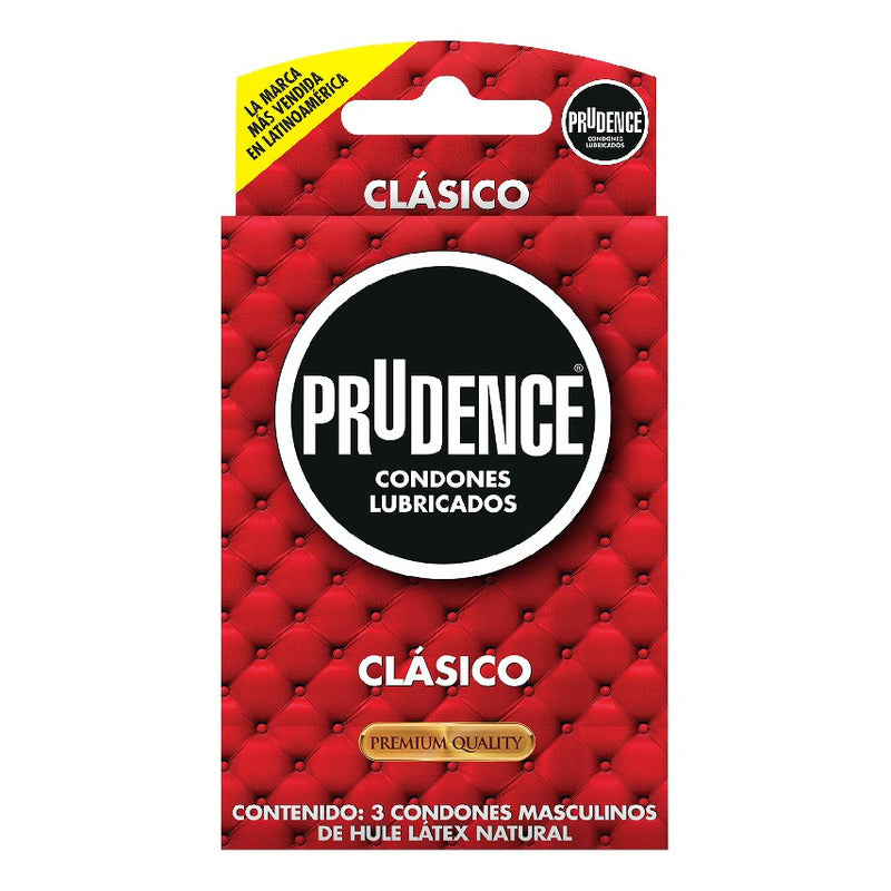 Condones De Látex Prudence Clásico 3 Condones