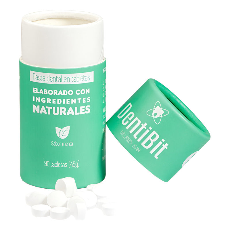 Pasta Dental Dentibit En Tabletas 90tabs Sabor Menta