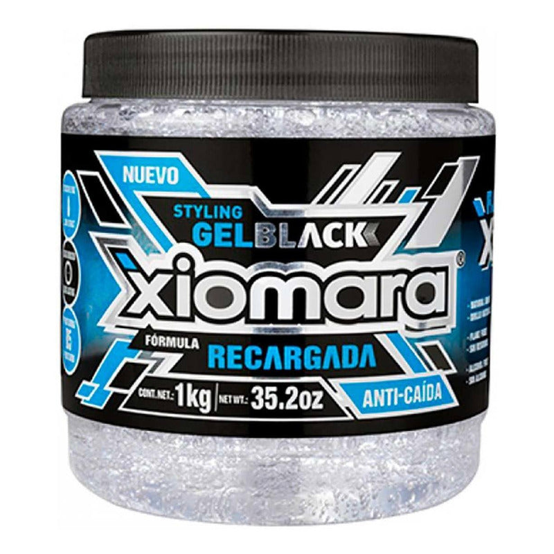Gel Xiomara Blacgel Para Peinar Xiomara Black Fijacion Extrema 1kgk Para Cabello 1 Kg