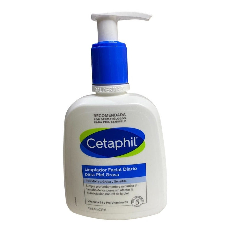 Cetaphil Gel Limpiador Piel Grasa (elimina Acné Y Brillo) Neutra