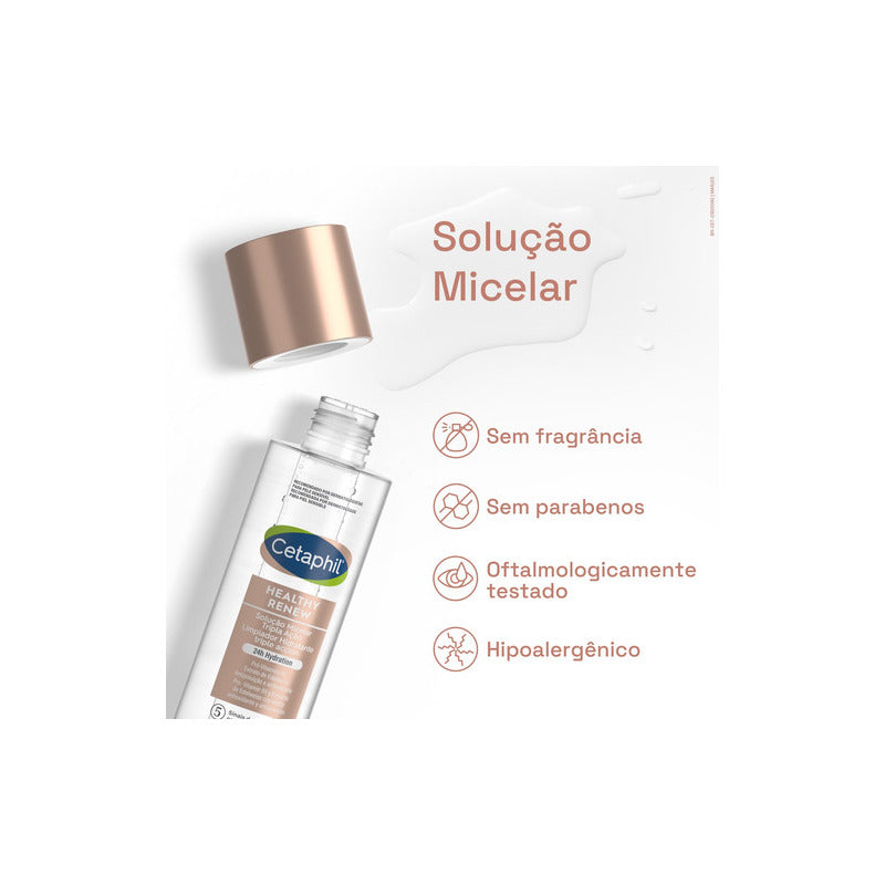 Cetaphil Healthy Renew Solución Micelar Triple Acción, 160 Ml
