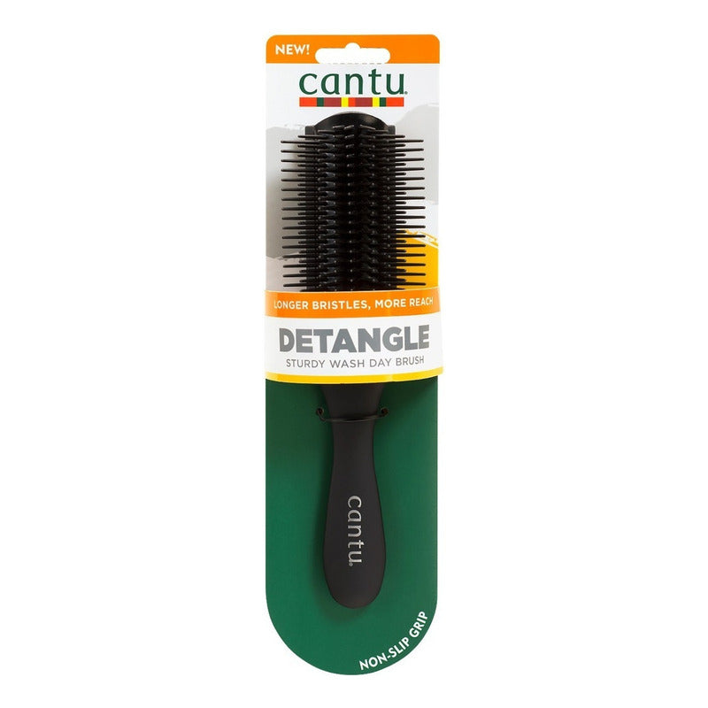 Cantu Cepillo Estilizador 9 Filas Cabello Rizado  Negro