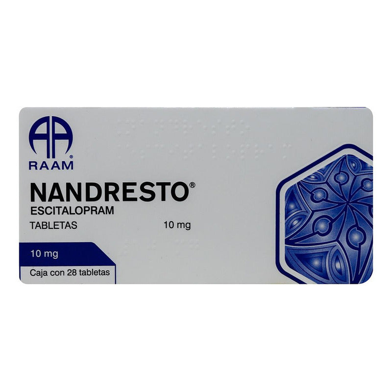 Nandresto C/28 Tabs. 10 Mg. Con Escitalopram