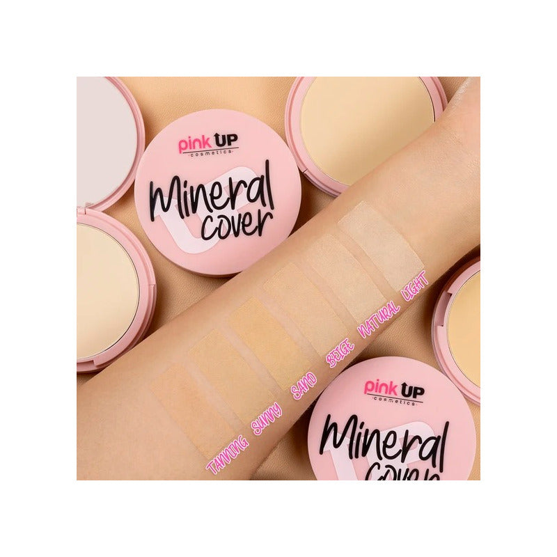 Pink Up Mineral Cover Polvo Compacto