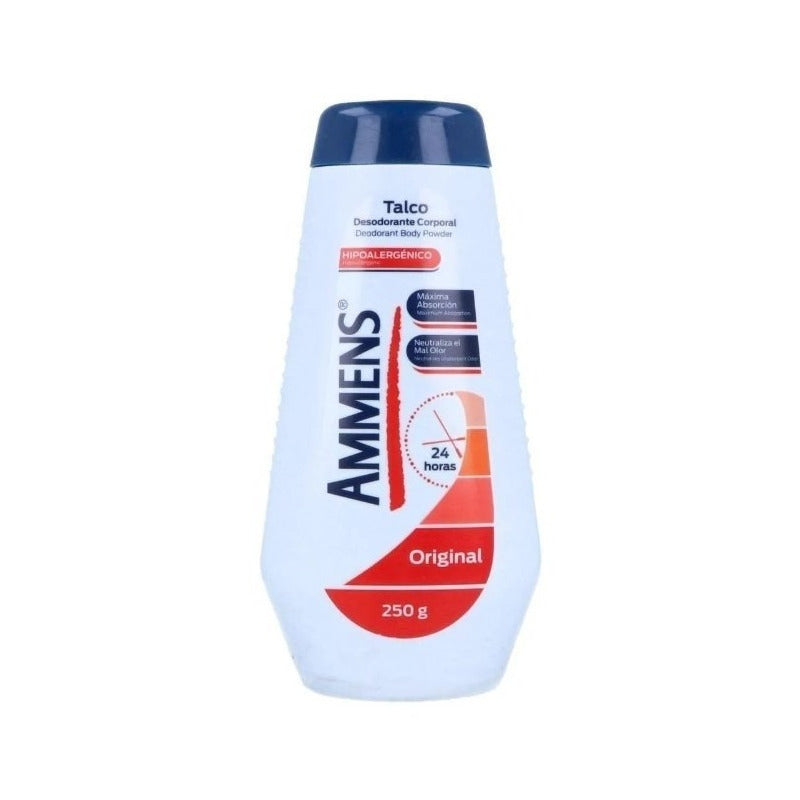 Talco Corporal Ammens Desodorante Original 250g